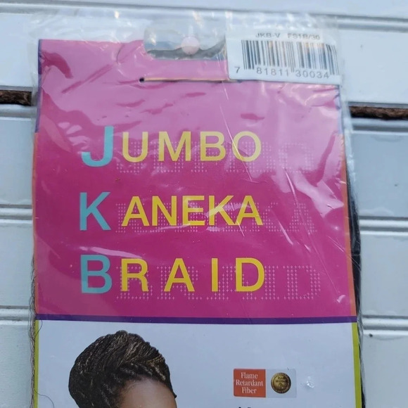 Jumbo Kaneka Braid, 100% Kanekalon color 1B black Vivica Fox Collection FS 1B 30 - Picture 4 of 15